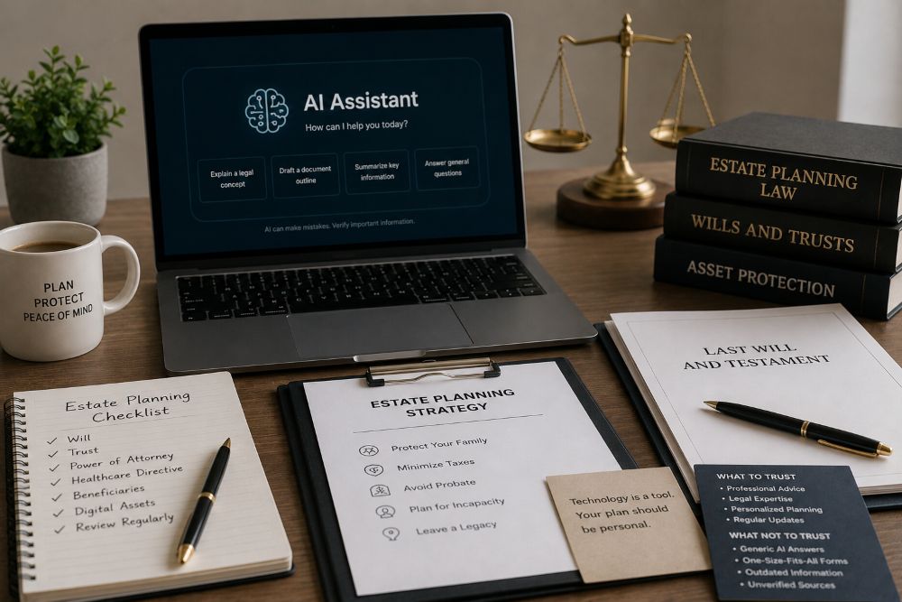 AI and Estate Planning: What You Should and Shouldn’t Trust
